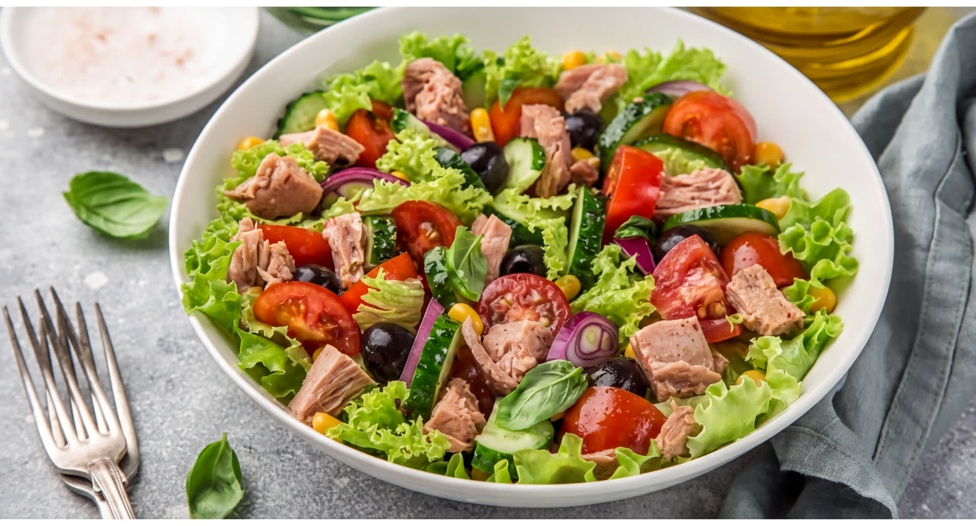 Salade Mixte Au Thon